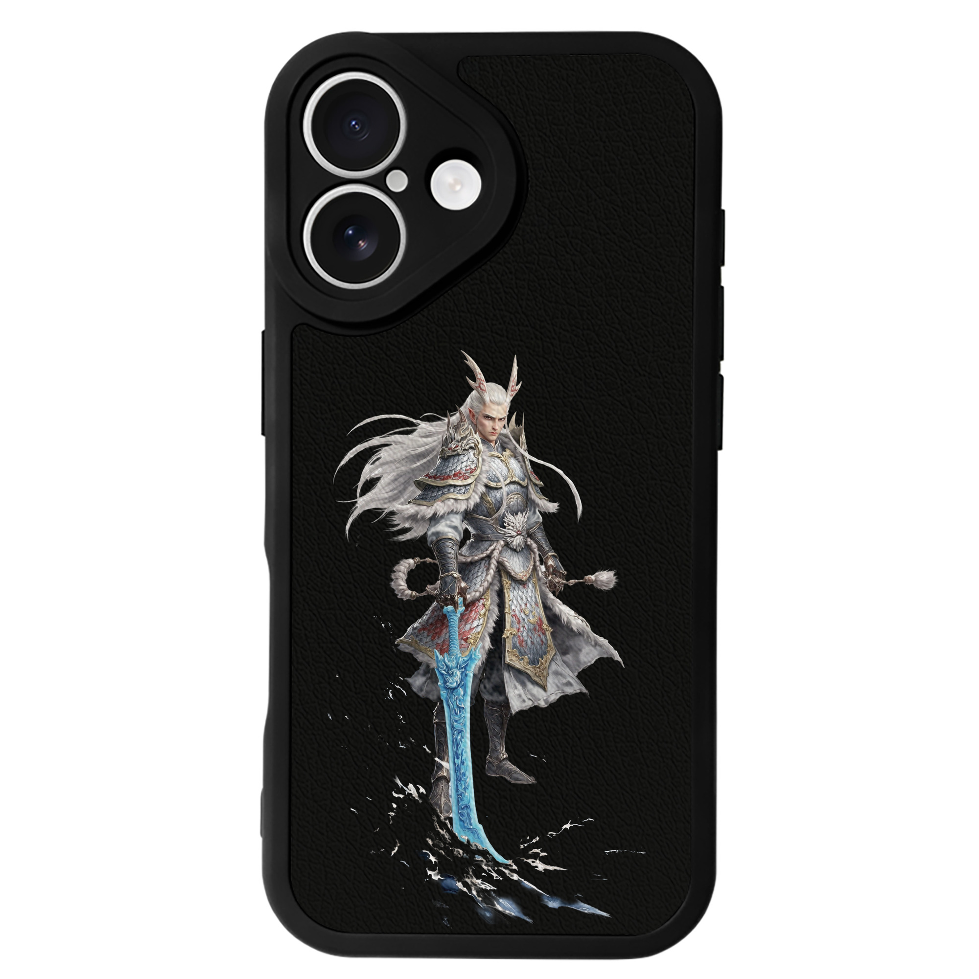 （画像用） Ne Zha 2 ナタ 魔童の大暴れ 【iPhone 16シリーズ対応】シリコンスマホケース（レザー調） 材質：シリコン